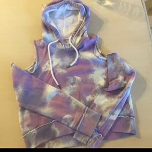 Off the shoulder sweatshirt